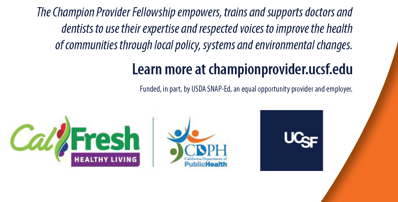 California Department of Public Health, Champions for Change and UCSF